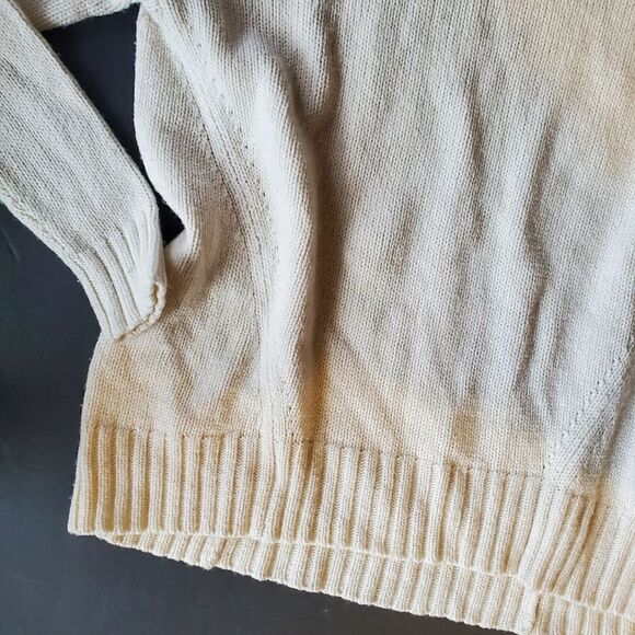 J. Crew white thick sweater - Picture 4 of 10